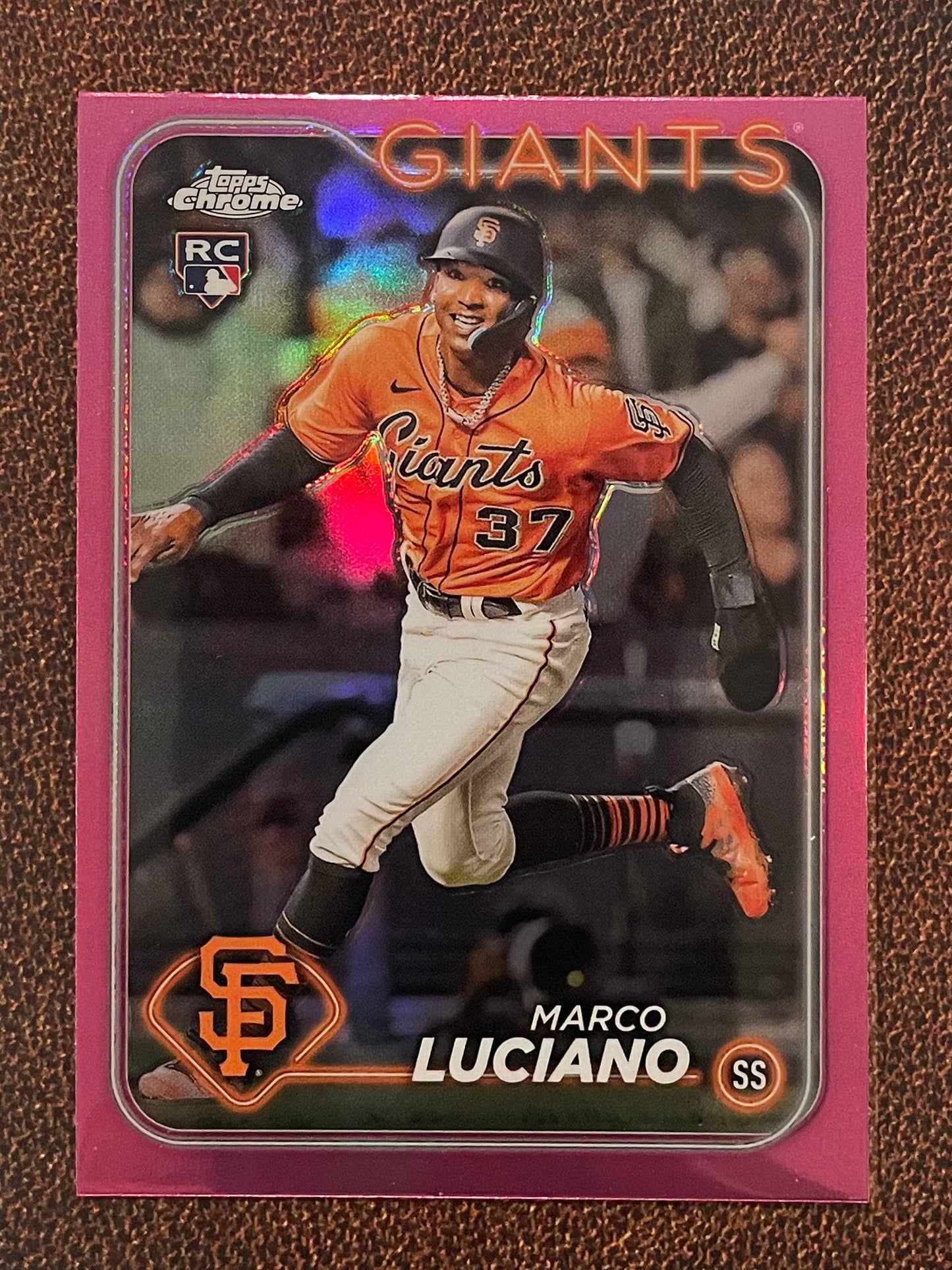 Marco Luciano - 2024 Topps Chrome - Pink Refractor - Giants