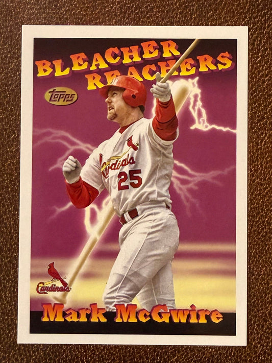 Mark McGwire - 2025 Topps Update - Bleacher Reachers Insert - Athletics