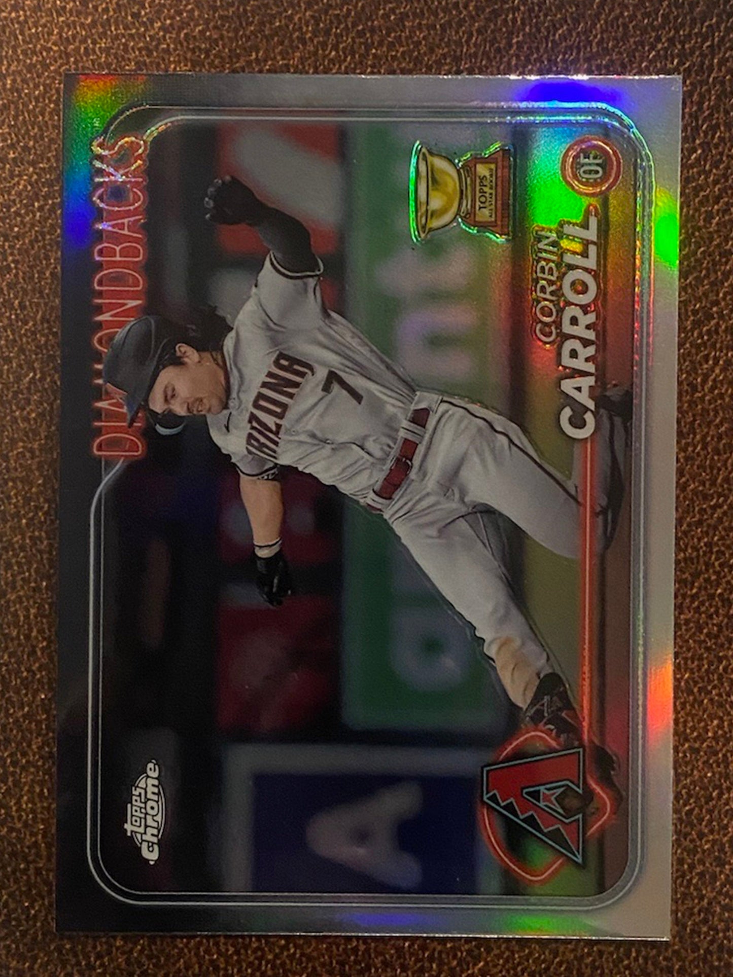 Corbin Carroll - 2024 Topps Chrome - Refractor - Diamondbacks