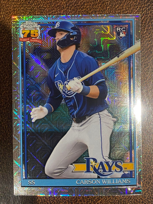Carson Williams - 2026 Topps Series 1 - Mojo Refractor - Rays