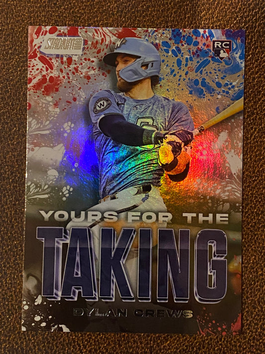 Dylan Crews - 2025 Topps Stadium Club - Yours for the Taking Insert - Nationals