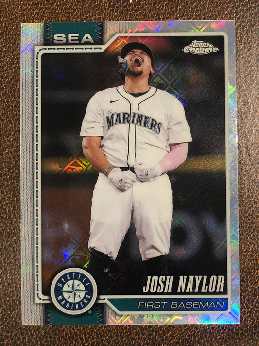 Josh Naylor - 2026 Topps Chrome Logofractor - Base Logofractor - Mariners
