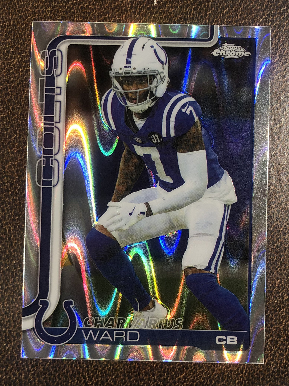 Charvarius Ward - 2025 Topps Chrome - Raywave Refractor - Colts