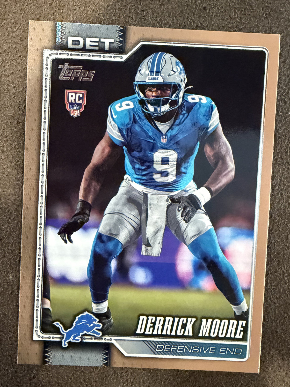 Derrick Moore - 2026 Topps Flagship - GOLD /2026 - Lions