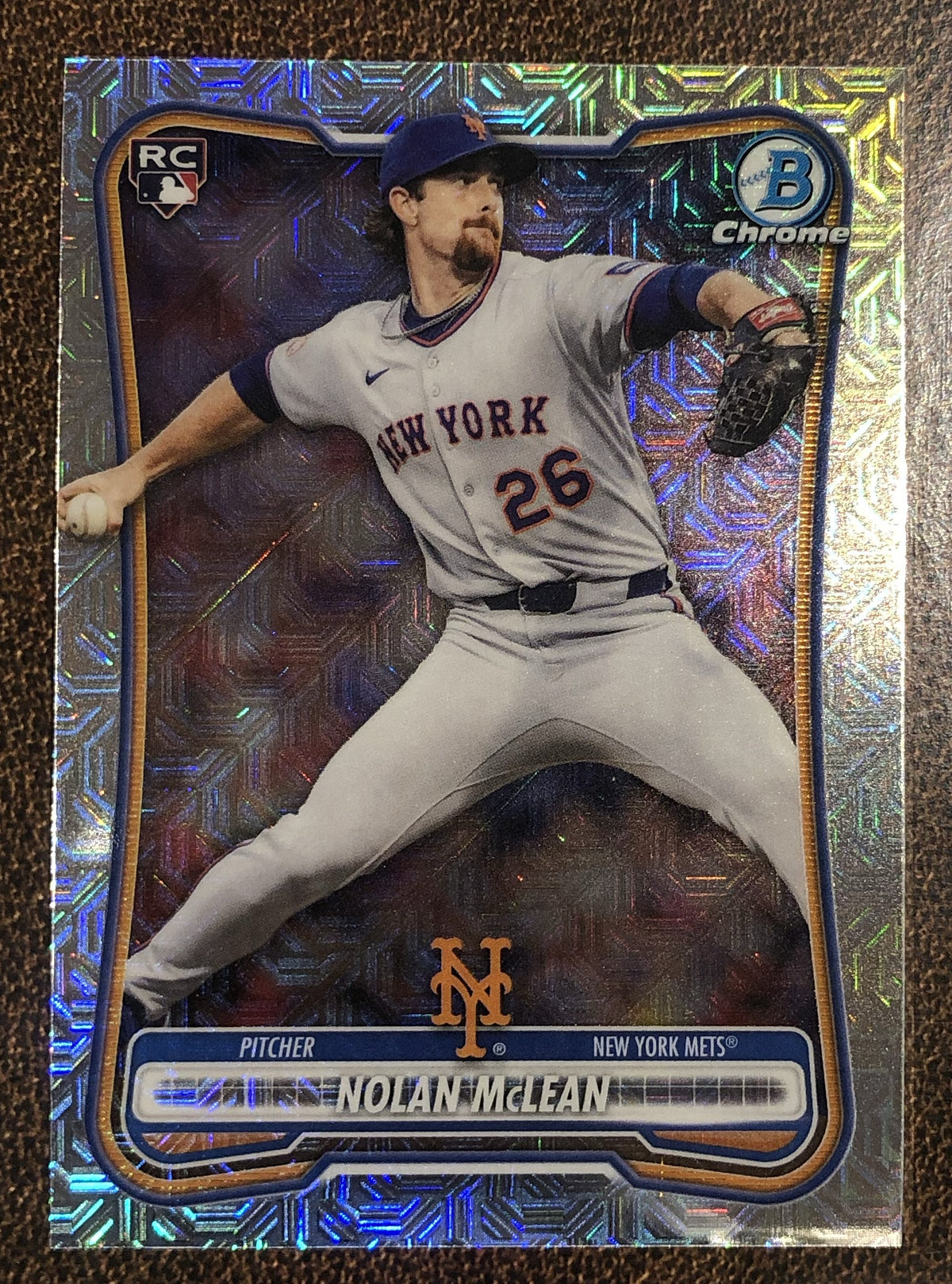 Nolan McLean - 2026 Bowman Chrome - Rookie MOJO - Mets