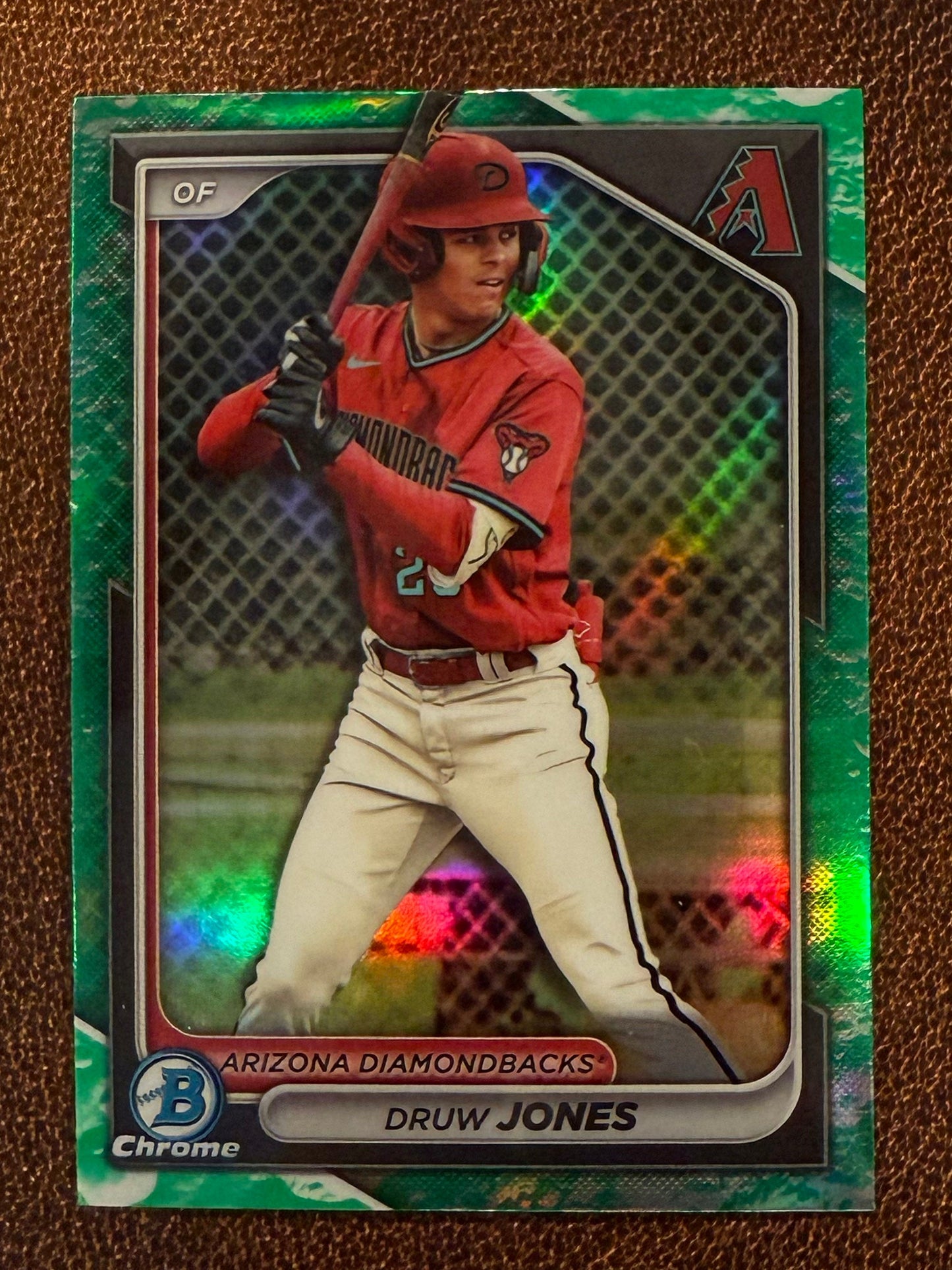 Druw Jones - 2024 Bowman - Chrome Lunar Glow - Diamondbacks