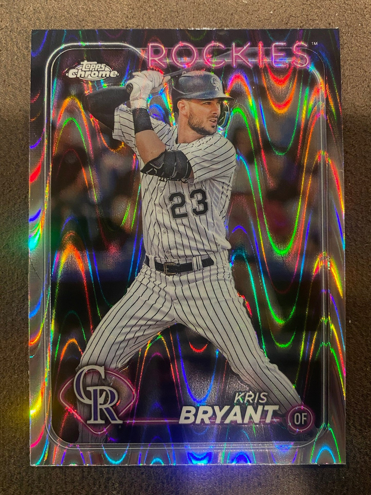 Kris Byrant - 2024 Topps Chrome - Raywave Refractor - Rockies
