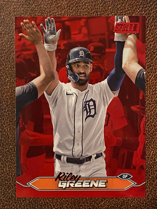 Riley Greene - 2024 Topps Stadium Club - Red Foil - Tigers