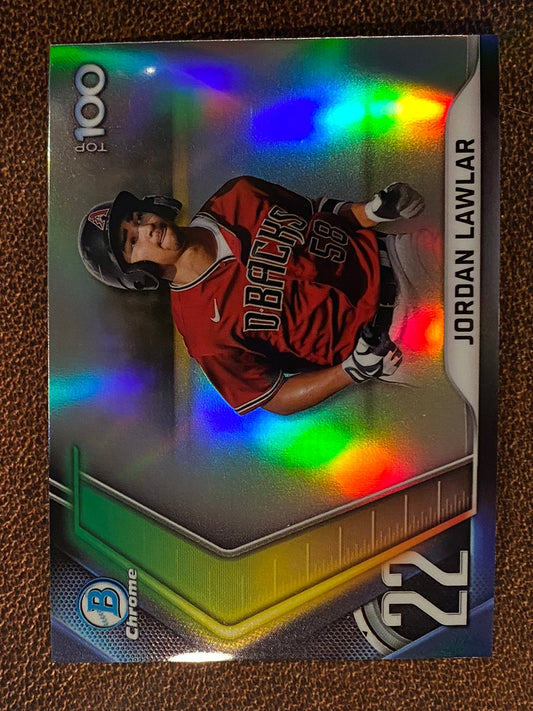 Jordan Lawlar - 2022 Bowman - Top 100 - Diamondbacks