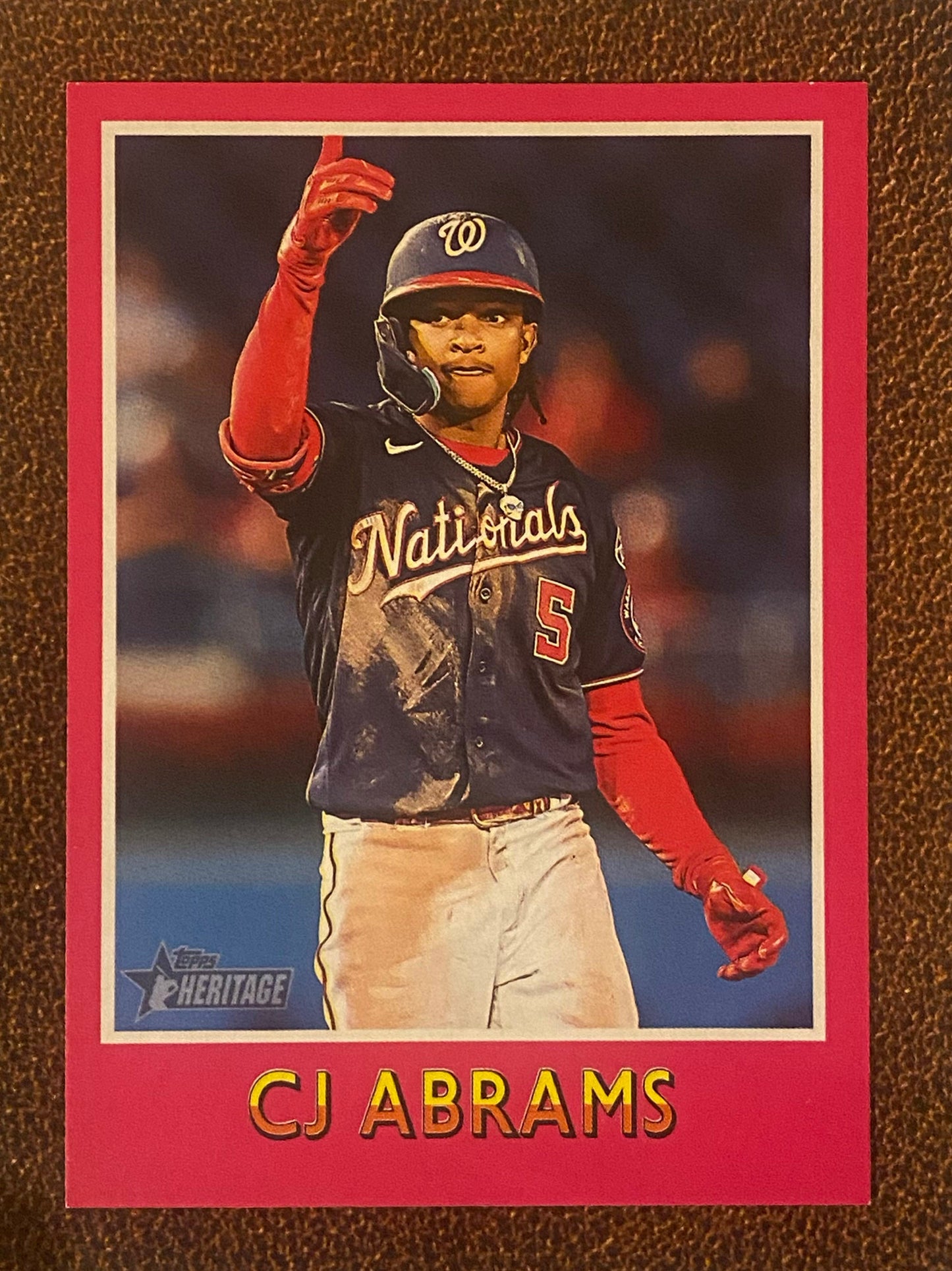 CJ Abrams - 2024 Topps Heritage - 1975 Baseball Sensations - Nationals