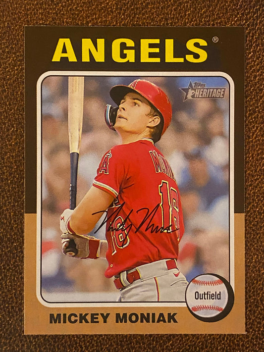 Mickey Moniak - 2024 Topps Heritage - Low Number Short Prints - Angels