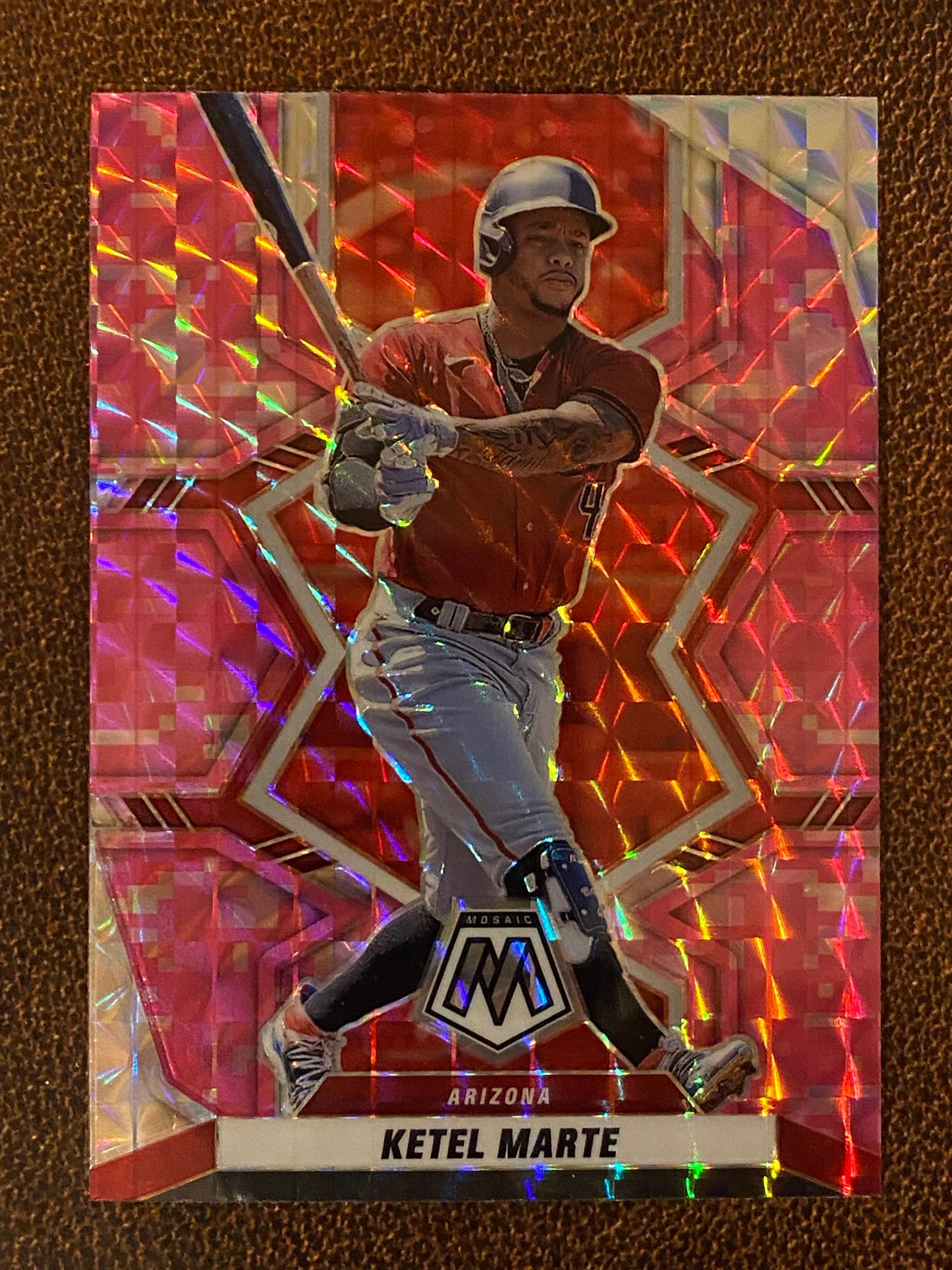 Ketel Marte - 2022 Mosaic - Pink Camo - Diamondbacks