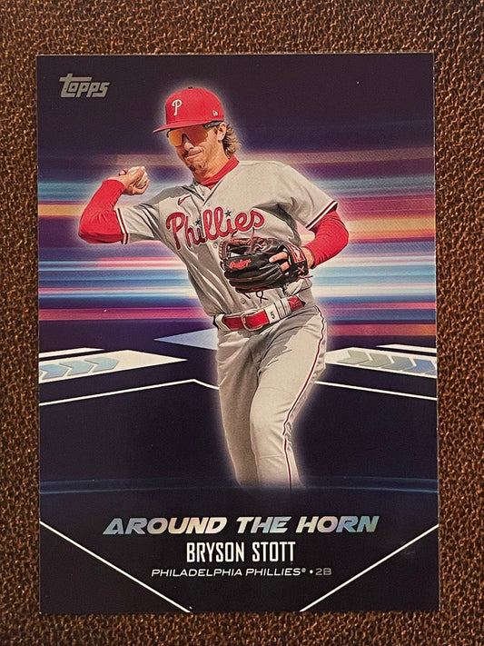 Bryson Stott - 2024 Topps Series 2 - Around the Horn Insert - Phillies