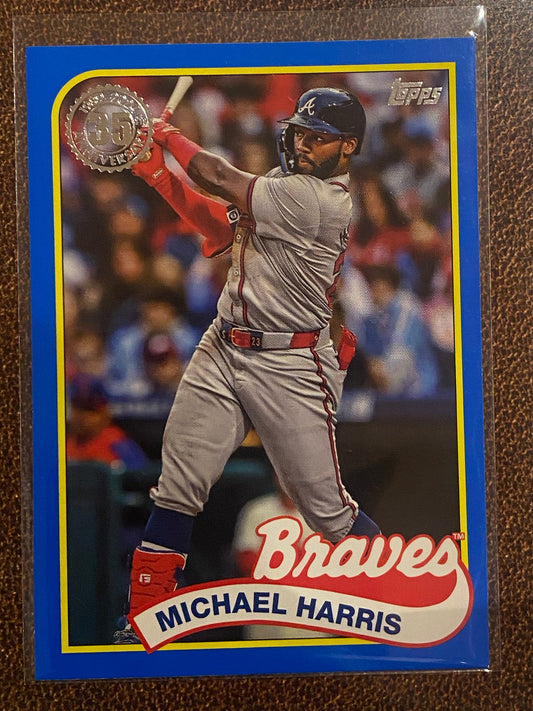 Michael Harris - 2024 Topps Update - 1989 BLUE parallel - Braves