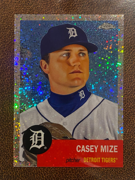 Casey Mize - 2022 Topps Chrome Platinum Anniversary - Speckle /150 - Tigers
