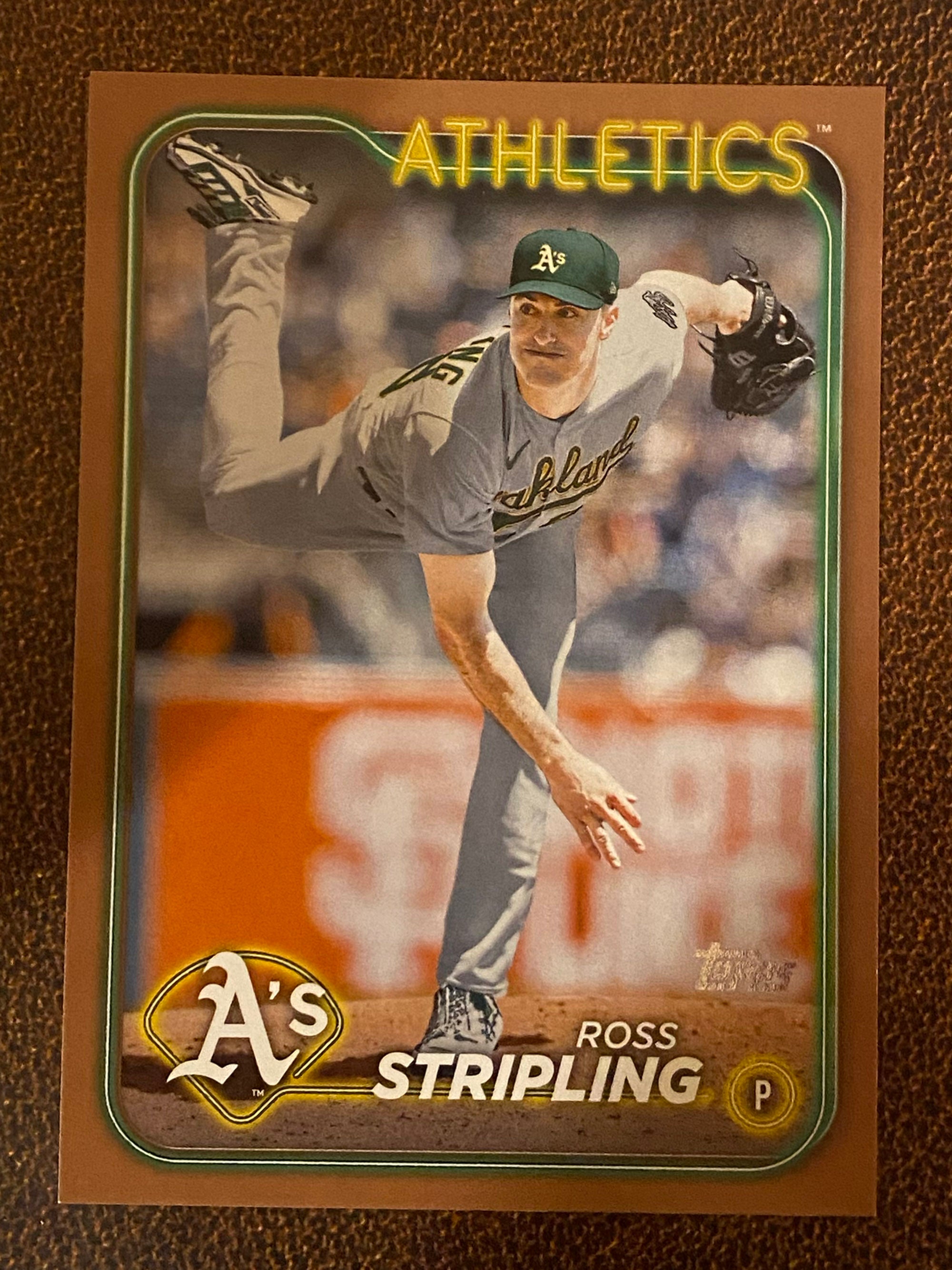 Ross Stripling - 2024 Topps Series 2 - Gold /2024 - Athletics – Western ...