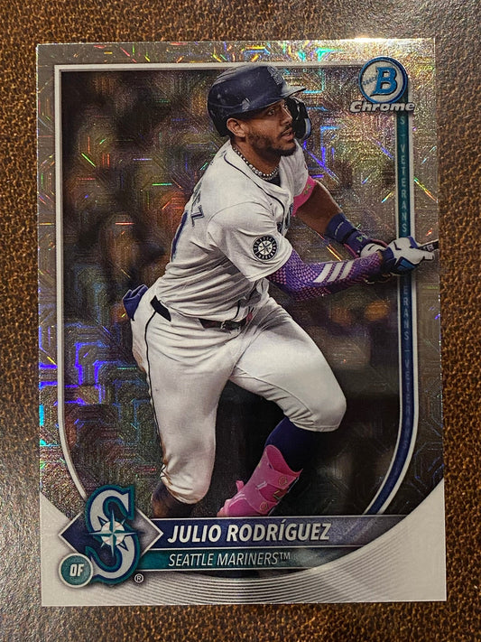 Julio Rodriguez - 2025 Bowman Chrome - Mojo - Mariners