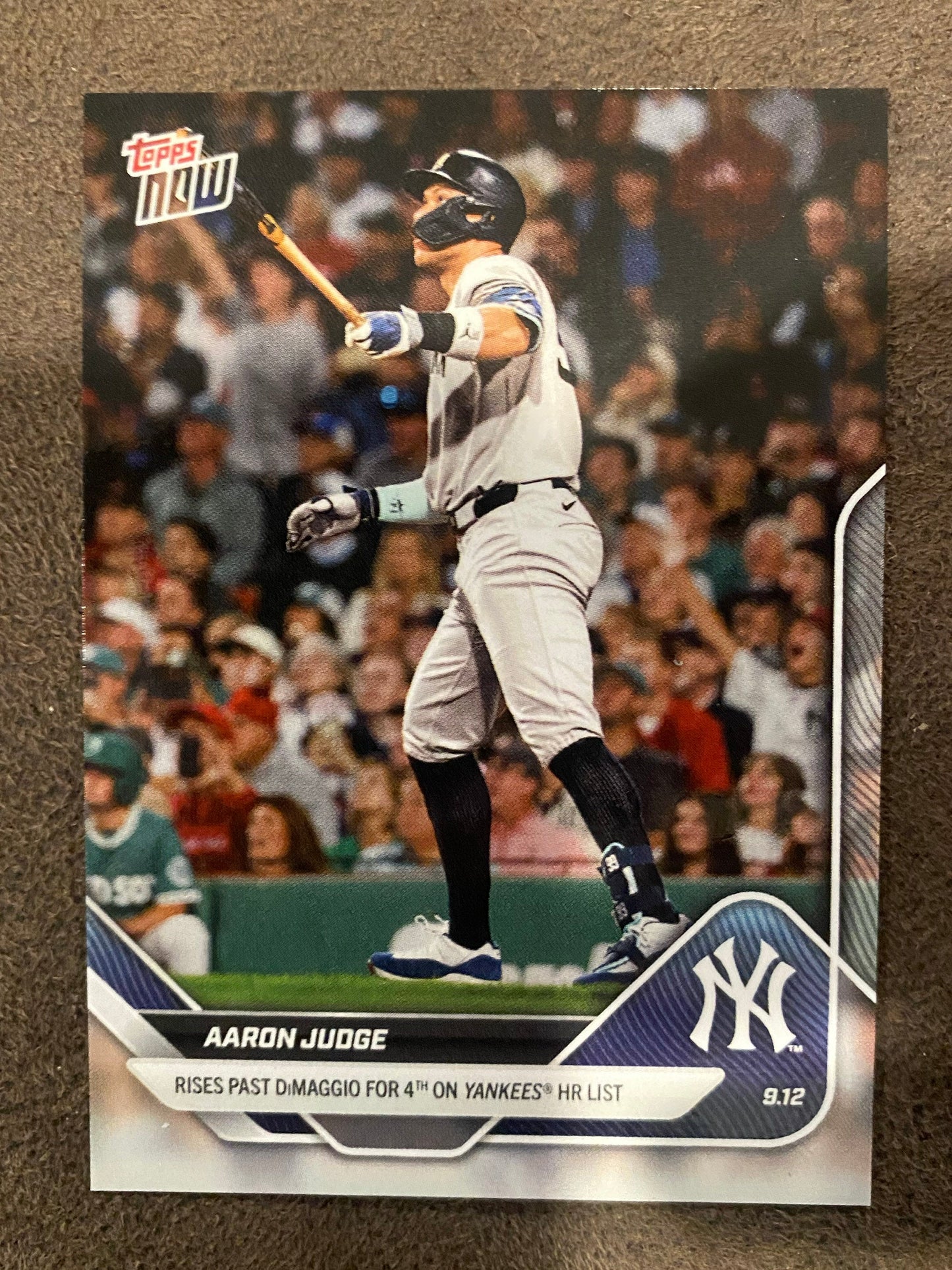 Aaron Judge - 2025 Topps Now - Card 697 (PR: 13,765) - Yankees