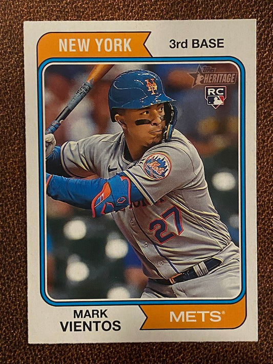 Mark Vientos - 2023 Topps Heritage - Base Card - Mets