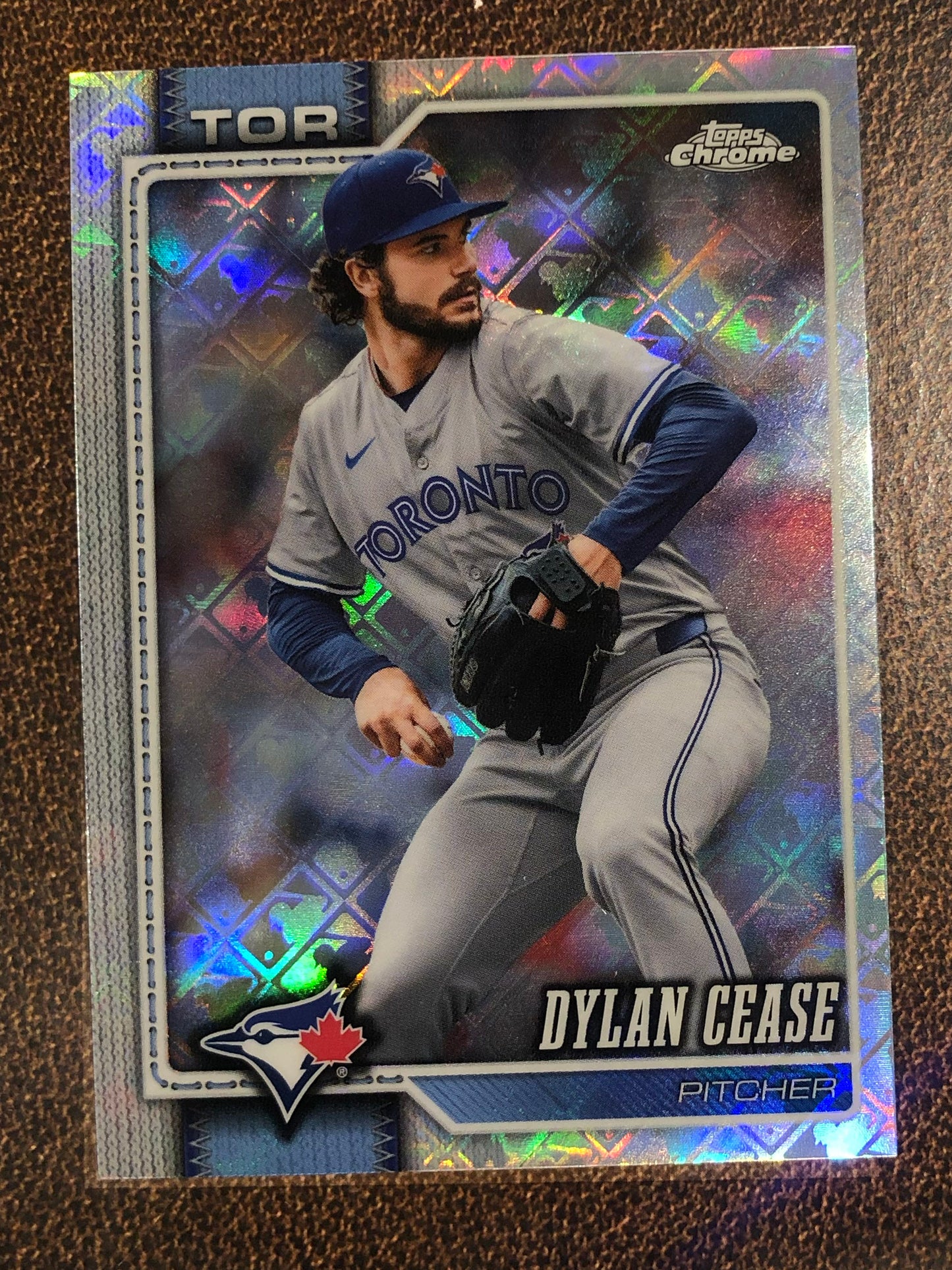 Dylan Cease - 2026 Topps Chrome Logofractor - Base Logofractor - Blue Jays