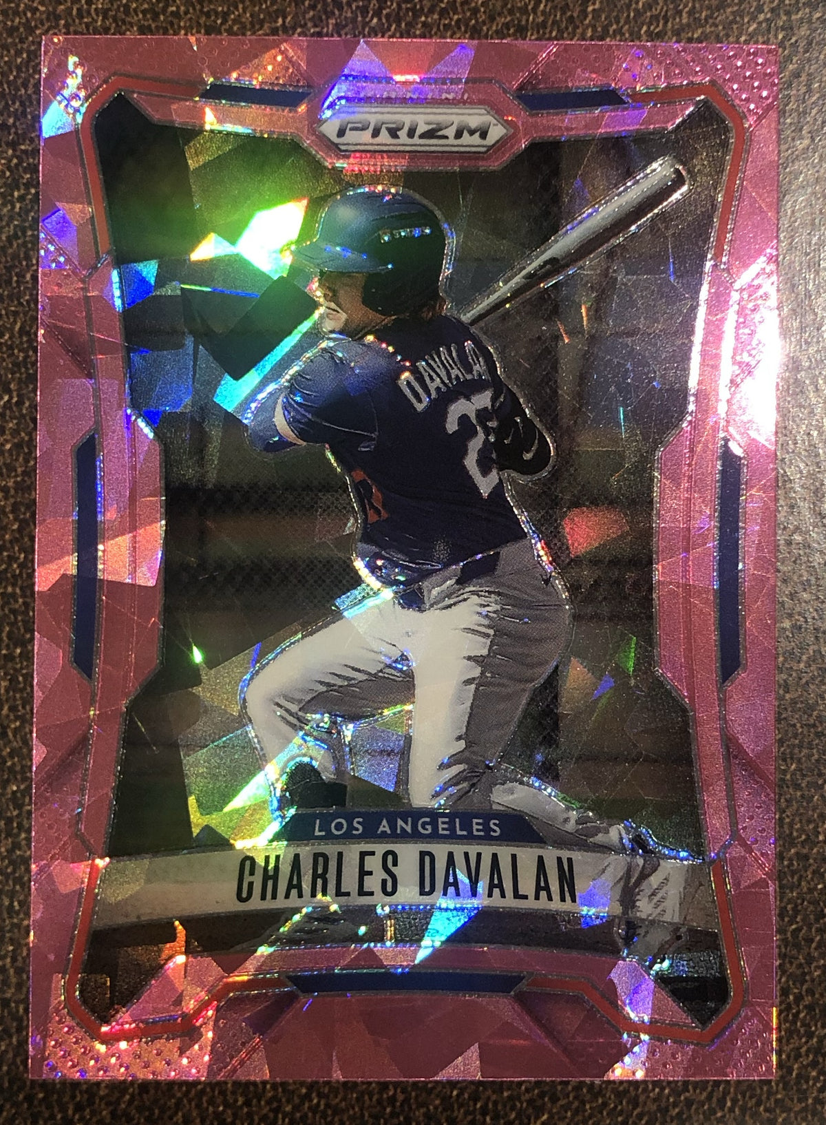 Charles Davalan - 2026 Panini Prizm - Pink Ice - Dodgers