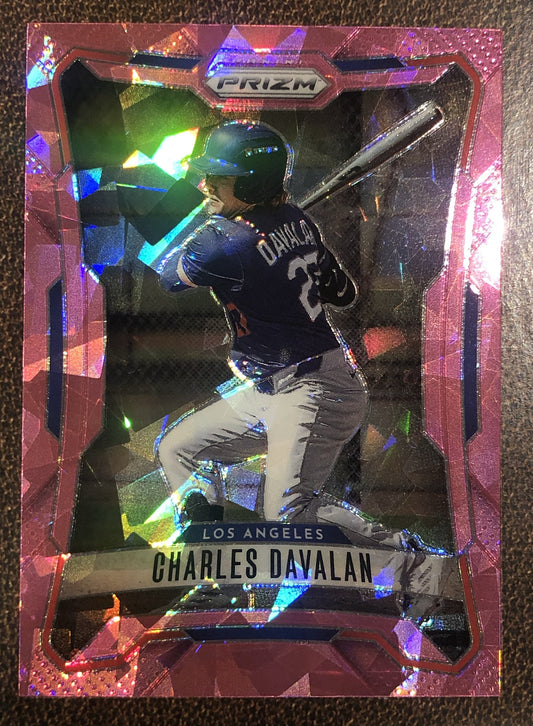 Charles Davalan - 2026 Panini Prizm - Pink Ice - Dodgers