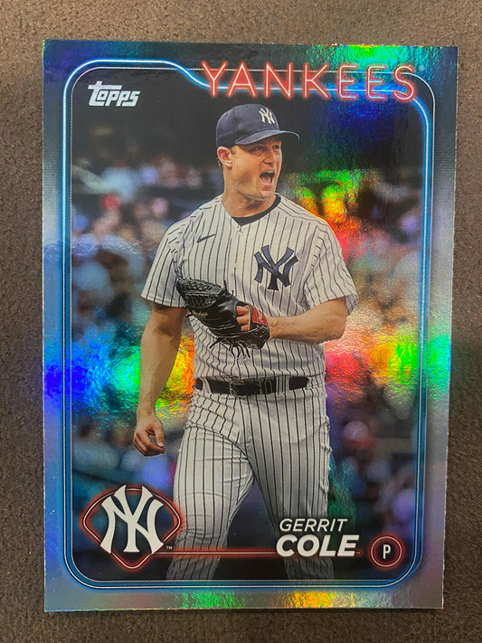 Gerrit Cole - 2024 Topps Series 1 - Rainbow Foil - Yankees