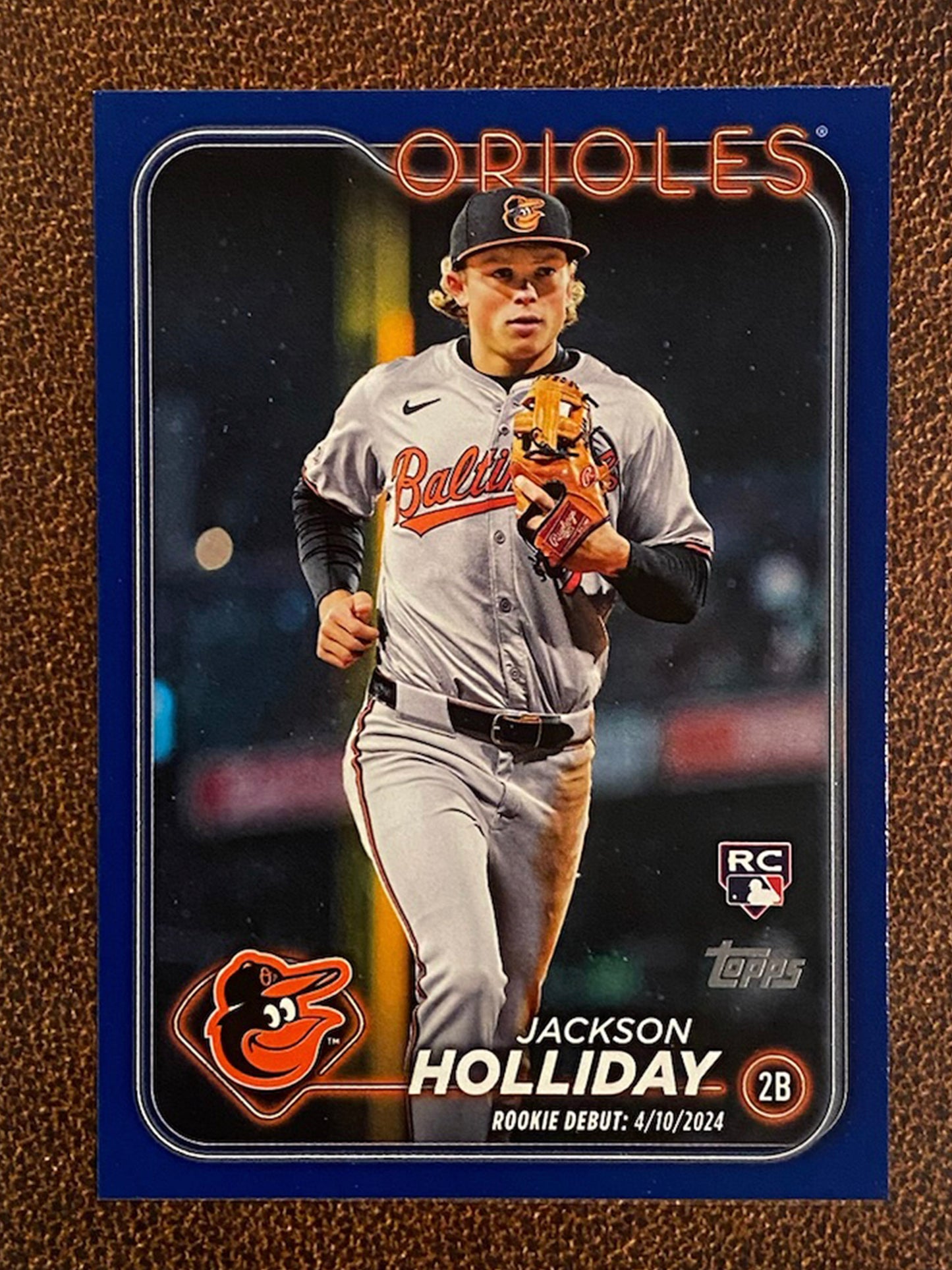Jackson Holliday - 2024 Topps Update - Blue Parallel - Orioles