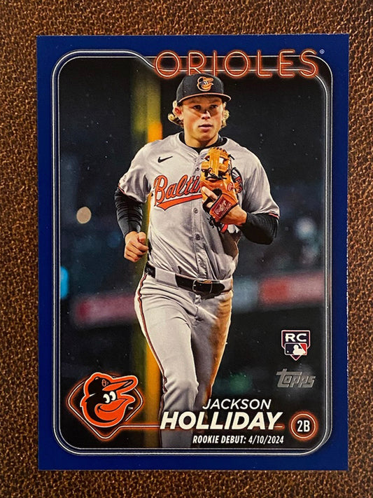 Jackson Holliday - 2024 Topps Update - Blue Parallel - Orioles