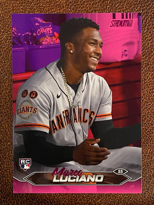 Marco Luciano - 2024 Topps Stadium Club - Pink Foil - Giants