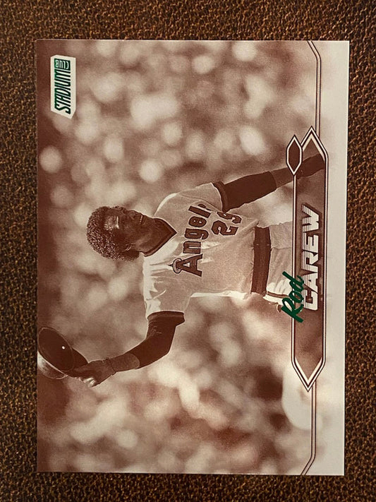 Rod Carew - 2024 Topps Stadium Club - Sepia - Twins