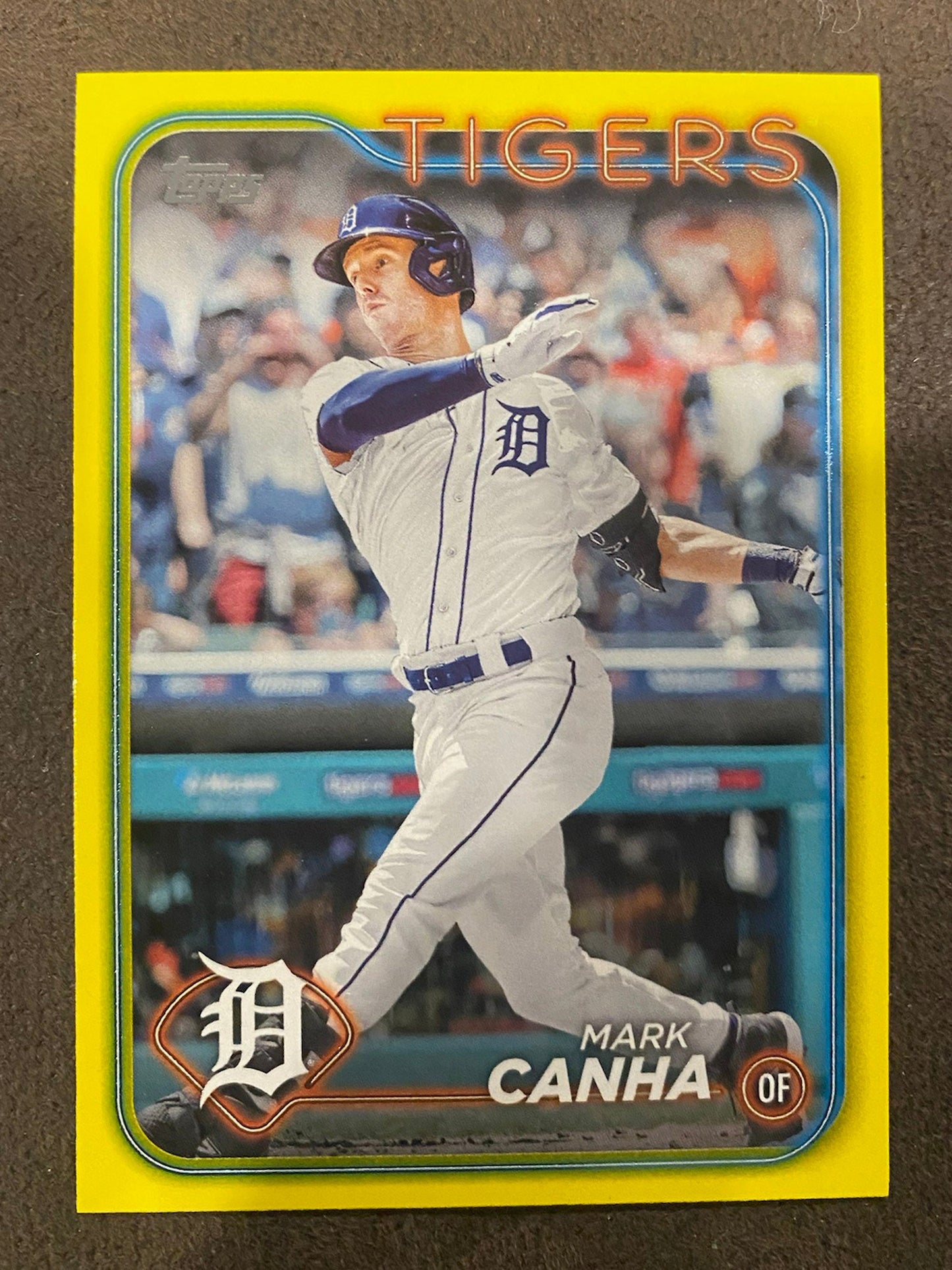 Mark Canha - 2024 Topps Series 2 - Yellow Parallels - Tigers