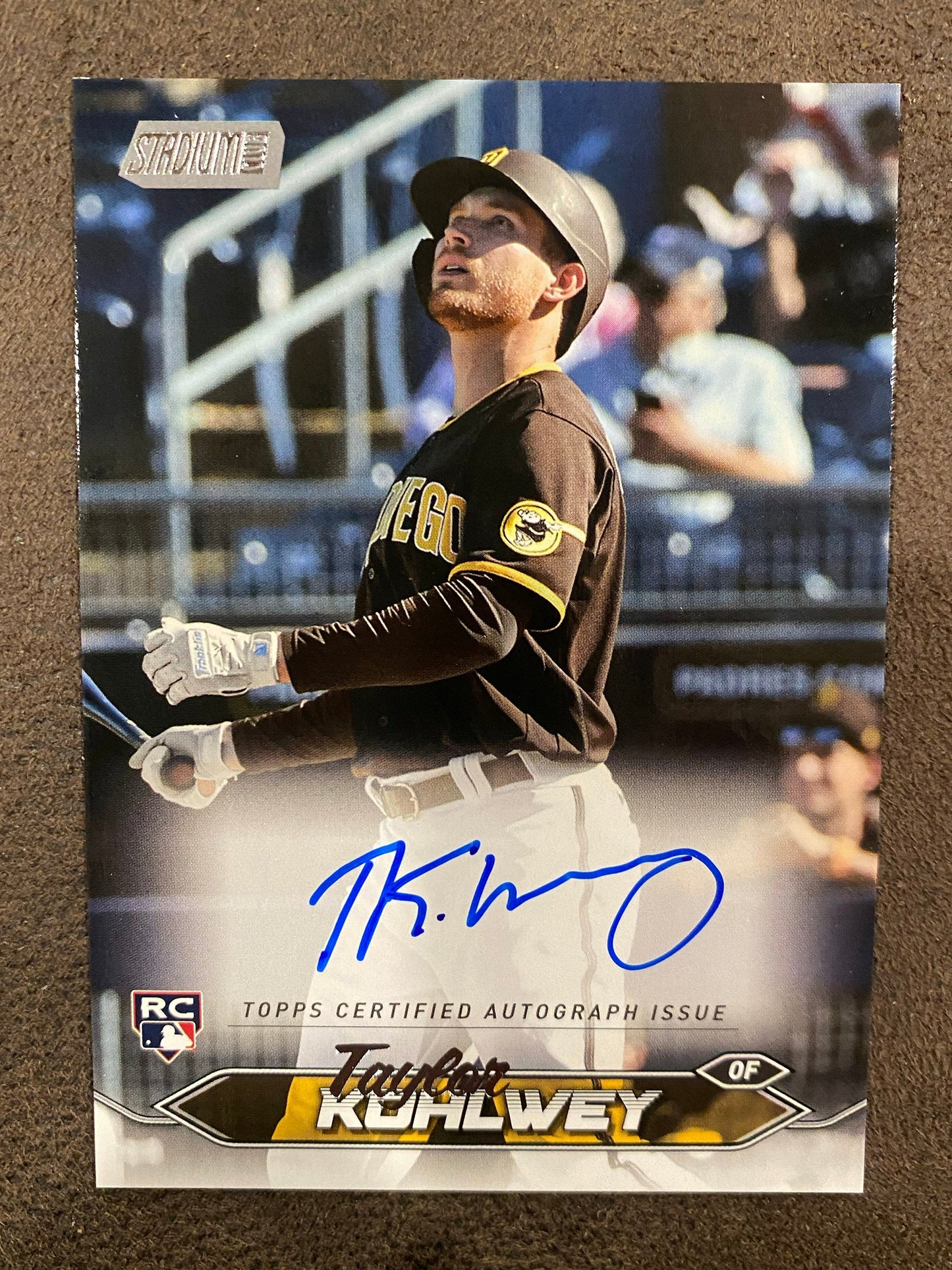 Taylor Kohlwey - 2024 Topps Stadium Club - AUTO - Padres
