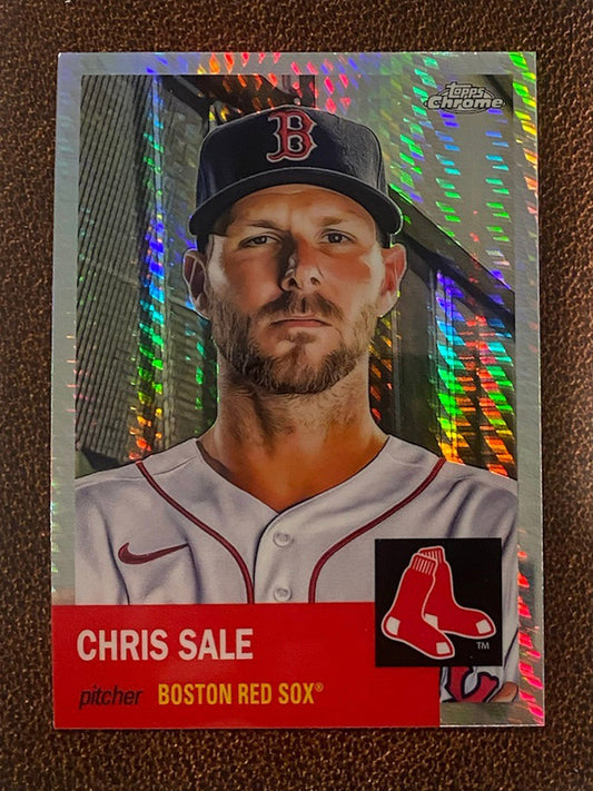 Chris Sale - 2022 Topps Chrome Platinum Anniversary - Prism Refractor - Red Sox