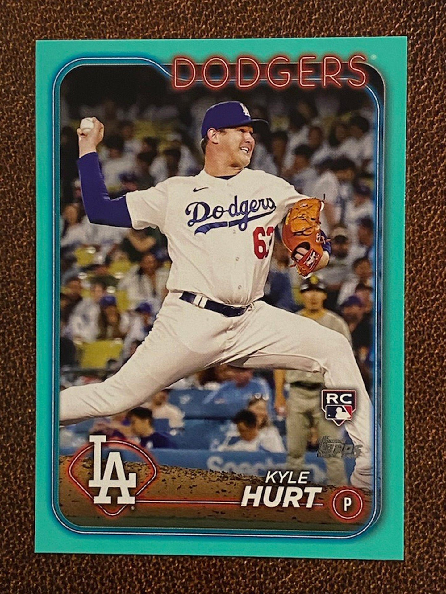 Kyle Hurt - 2024 Topps Series 2 - Aqua Parallel - Dodgers