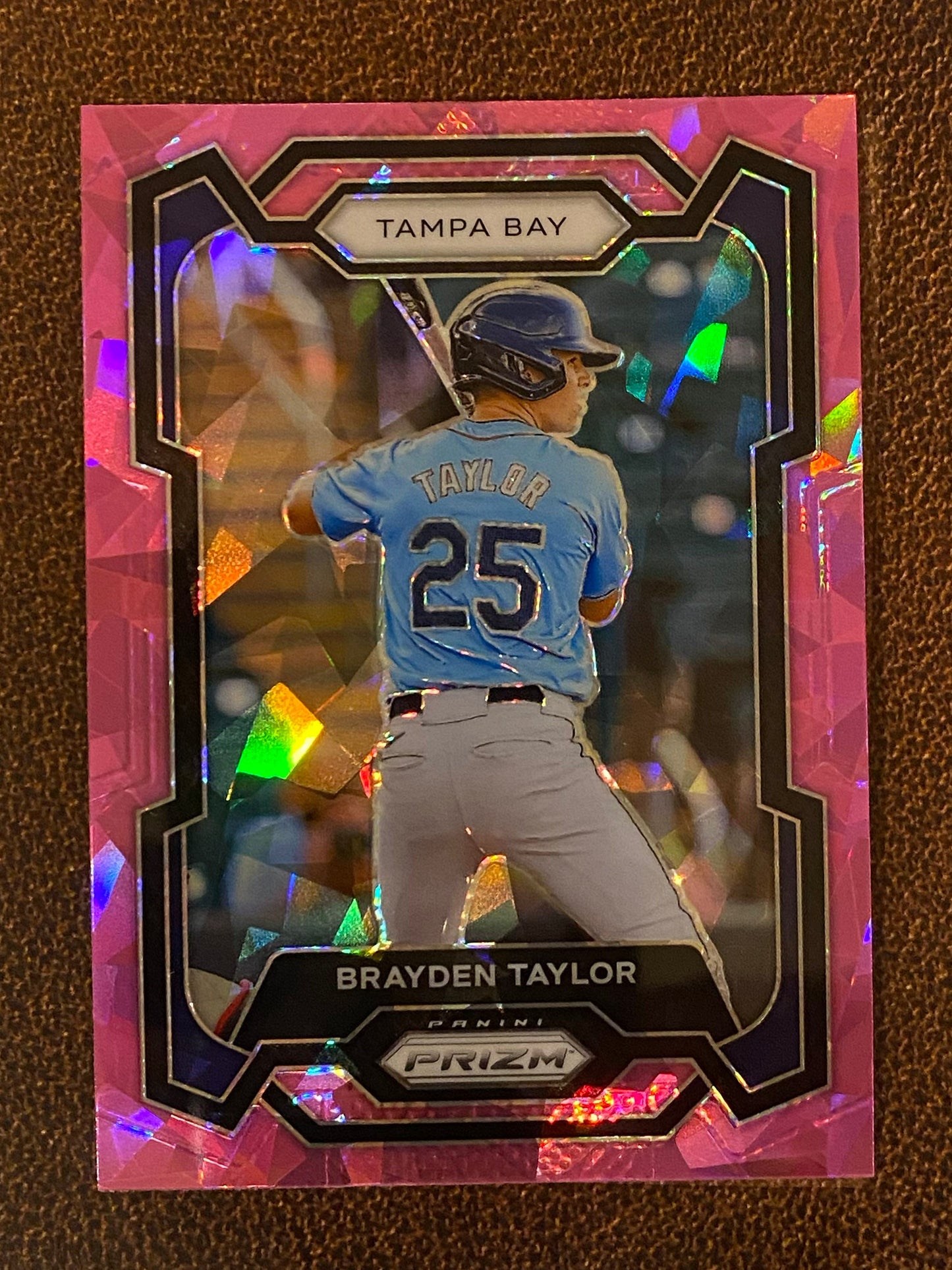 Brayden Taylor - 2024 Panini Prizm - Pink Ice Mega - Rays