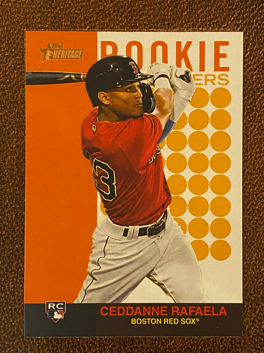 Ceddanne Rafaela - 2024 Topps Heritage High Number - Rookie Performers - Red Sox