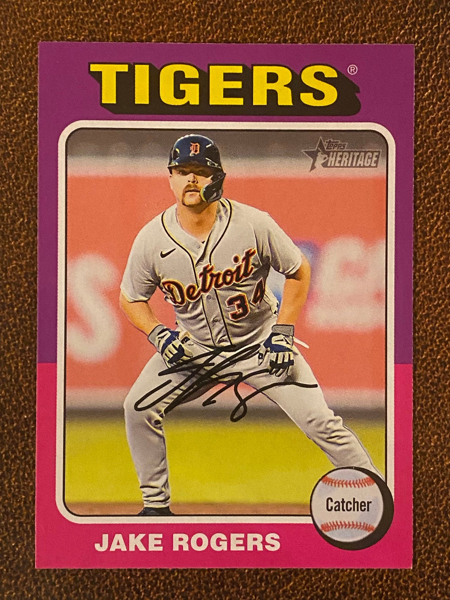 Jake Rogers - 2024 Topps Heritage - Low Number Short Prints - Tigers
