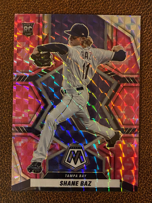 Shane Baz - 2022 Mosaic - Pink Camo - Rays