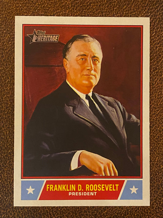 Franklin D. Roosevelt - 2025 Topps Heritage - Notable Americans (NS-19)