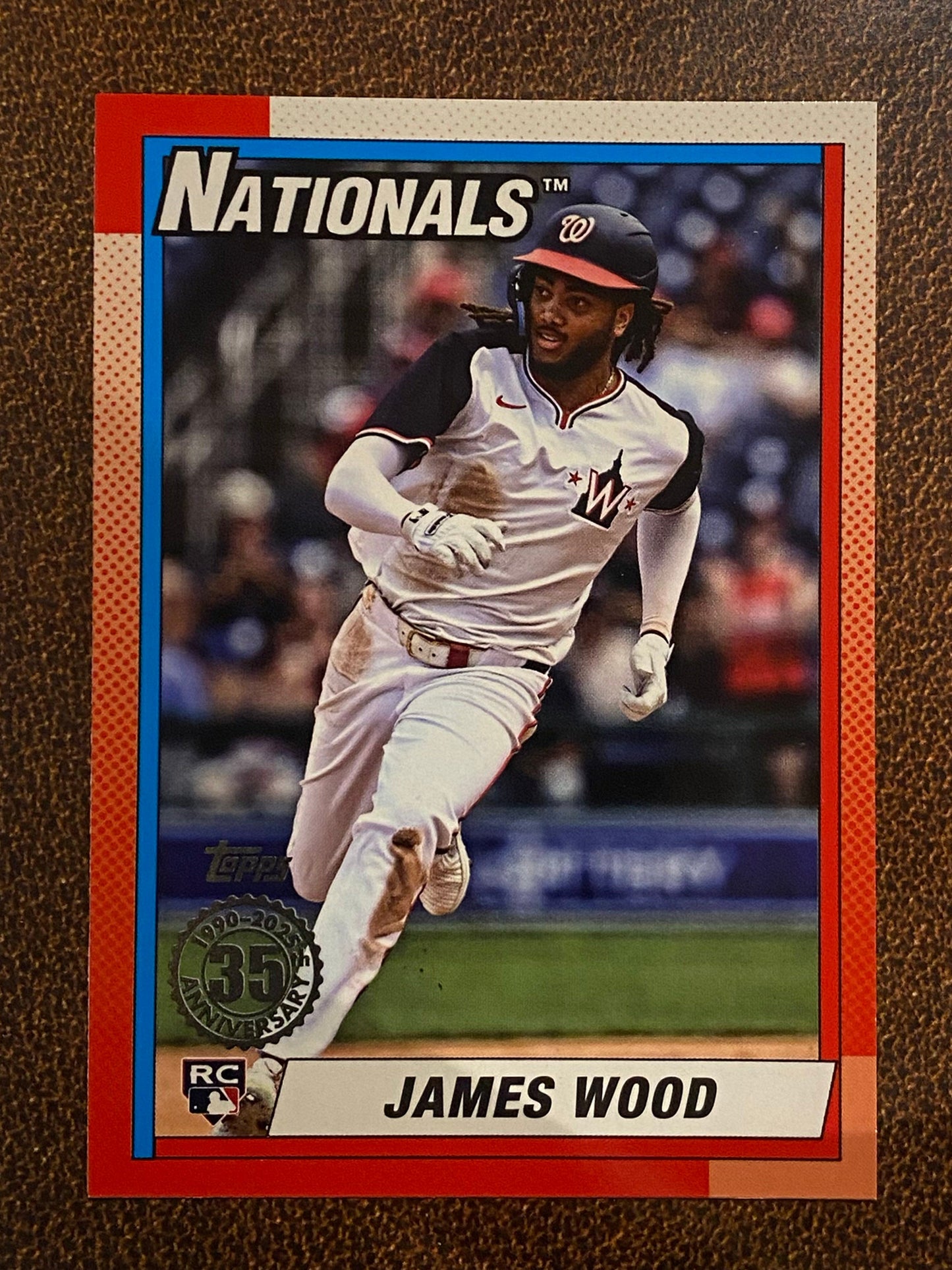 James Wood - 2025 Topps Series 2 - 1990 Insert - Nationals