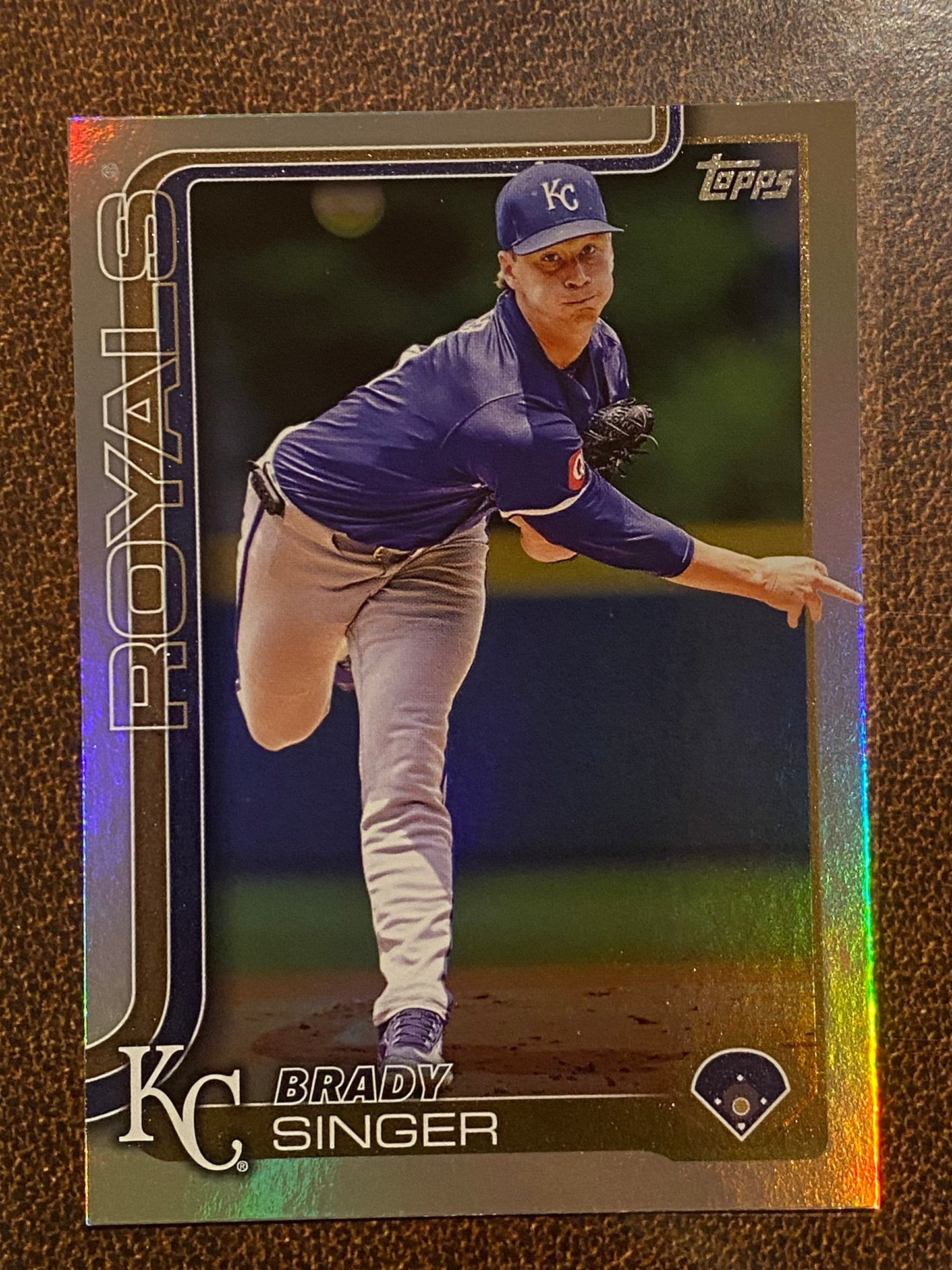Brady Singer - 2025 Topps Series 1 - Rainbow Foil - Royals