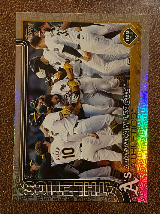 Athletics - 2025 Topps Series 2 - Fanatics Exclusive Topps Foil Border - Athletics