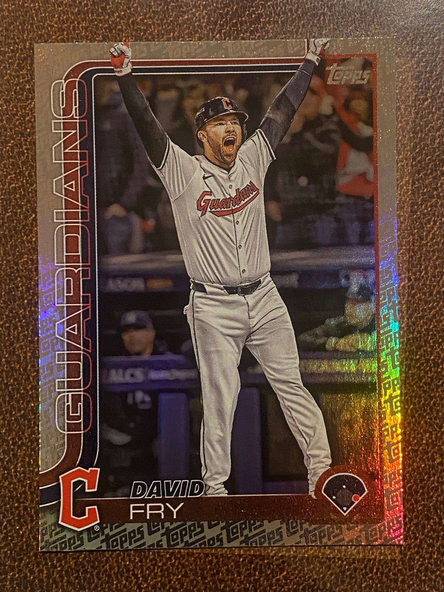 David Fry - 2025 Topps Series 2 - Fanatics Exclusive Topps Foil Border - Guardians