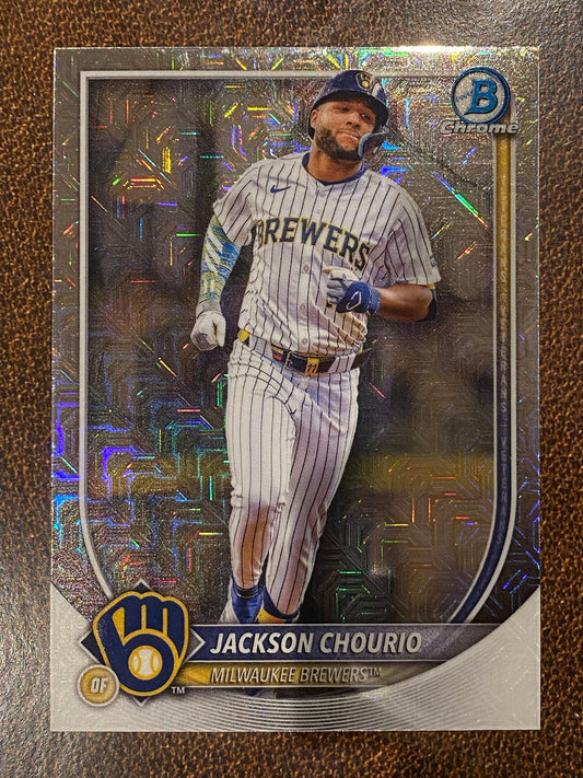 Jackson Chourio - 2025 Bowman Chrome - Mojo - Brewers