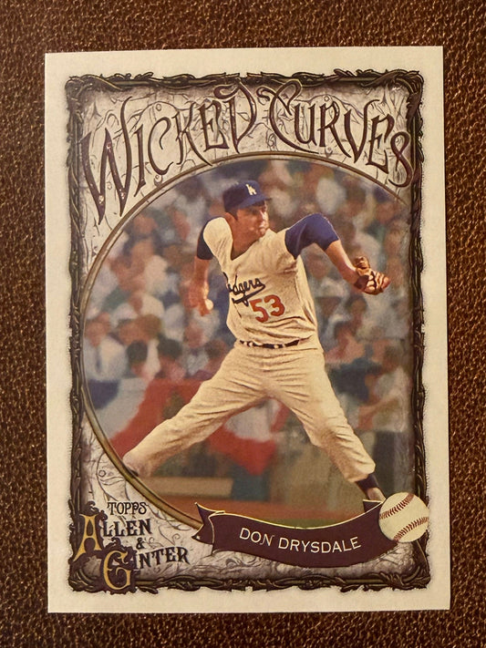 Don Drysdale - 2025 Allen & Ginter - Wicked Curves - Dodgers