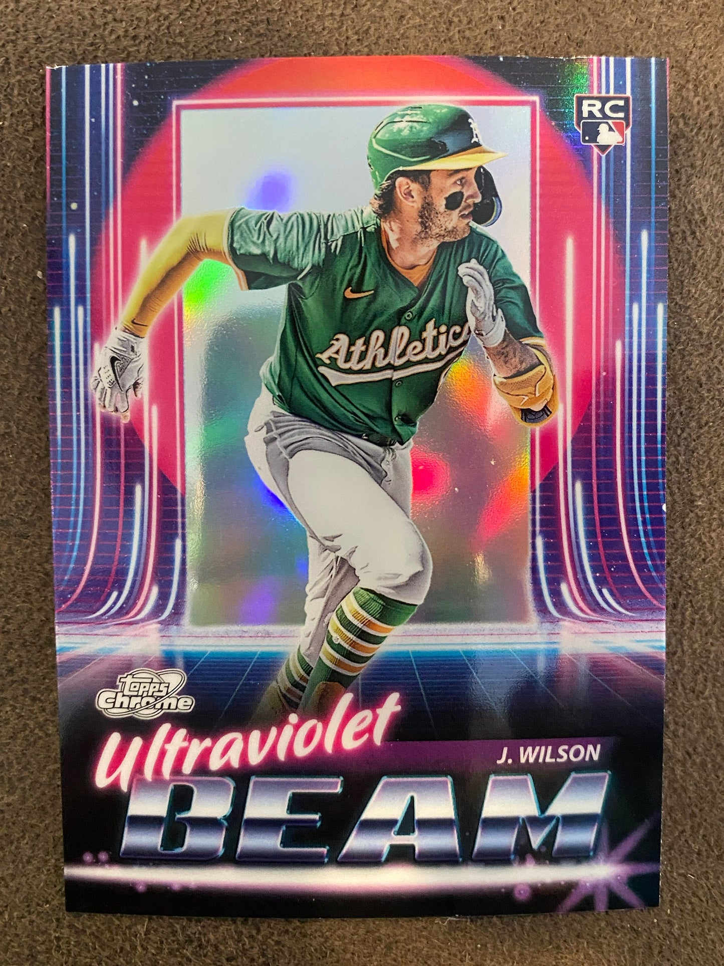 Jacob Wilson - 2025 Topps Chrome Cosmic - Ultraviolet Beam Insert - Athletics