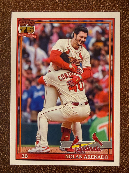Nolan Arenado - 2026 Topps Series 1 - 1991 Insert - Cardinals