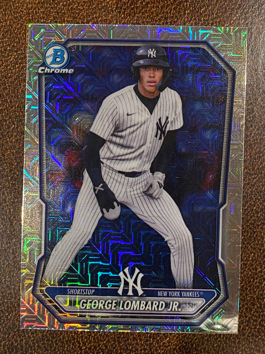 George Lombard Jr. - 2026 Bowman - Prospect MOJO Refractor - Yankees
