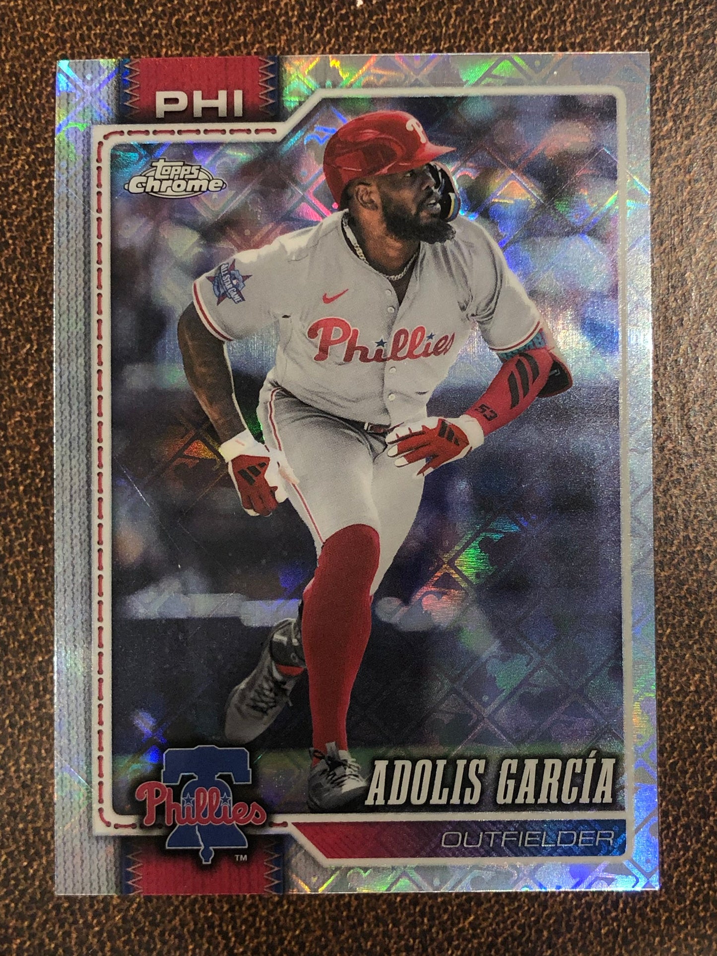 Adolis Garcia - 2026 Topps Chrome Logofractor - Base Logofractor - Phillies